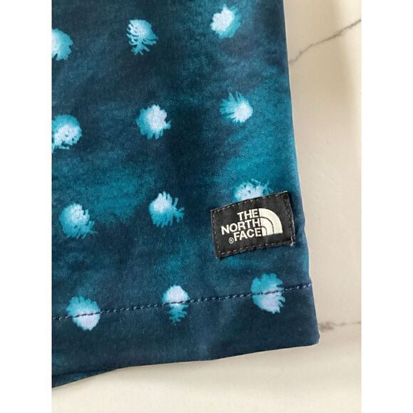 The North Face Board Shorts Flash Dry Swim Trunks Sz 33  Abstract Navy - Picture 2 of 8